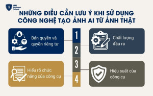 Những điều cần lưu ý khi sử dụng công nghệ tạo ảnh AI từ ảnh thật