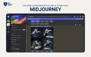 Midjourney được sử dụng để tạo ảnh nghệ thuật từ ảnh thật