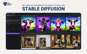 Stable Diffusion nổi bật với khả năng tạo ra hình ảnh chất lượng cao từ ảnh thật