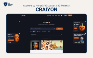 Craiyon là công cụ miễn phí để tạo ảnh AI từ ảnh thật