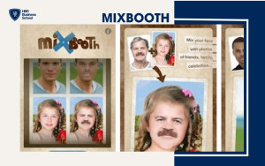 MixBooth dùng để hoán đổi khuôn mặt với ảnh có sẵn và thêm nhãn dán