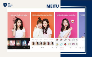 Meitu là một ứng dụng ghép ảnh AI nổi tiếng đến từ Trung Quốc