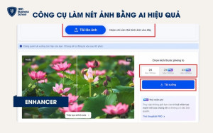 Enhancer sử dụng công nghệ học sâu (deep learning)