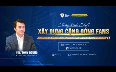 Chương trình QnA: Xây dựng cộng đồng fans cho lãnh đạo/chủ doanh nghiệp