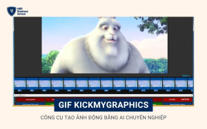 GIF KickMyGraphics cho phép người dùng tạo GIF dễ dàng từ video hoặc ảnh tĩnh