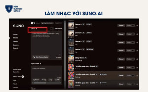 Nhập lời bài hát vào ô Lyrics