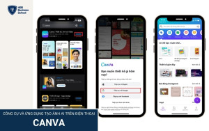 Canva cho phép người dùng tạo ảnh AI trên điện thoại từ văn bản và chỉnh sửa theo ý muốn