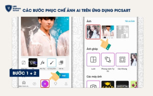 Chọn ảnh cần phục hồi từ thư viện của bạn và upload lên ứng dụng