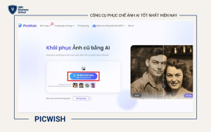 Picwish giúp người dùng khôi phục các chi tiết bị mờ hoặc trầy xước trên ảnh cũ