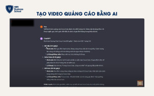 Tạo kịch bản video quảng cáo với ChatGPT