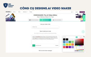 Công cụ Designs.ai Video Maker