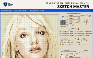 Sketch Master chuyên biến đổi ảnh chân dung thành các bức phác thảo nghệ thuật