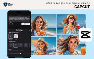 Capcut cung cấp khả năng tạo ảnh chân dung AI từ các video hoặc ảnh tĩnh