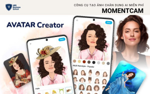 MomentCam chuyên tạo ra các bức ảnh chân dung hoạt hình từ ảnh gốc