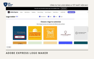 Adobe Express Logo Maker là công cụ tạo logo bằng AI từ Adobe