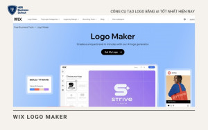 Wix Logo Maker tạo logo theo phong cách riêng dựa trên thông tin đầu vào