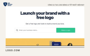 Logo.com giúp người dùng tạo logo chất lượng cao trong thời gian ngắn