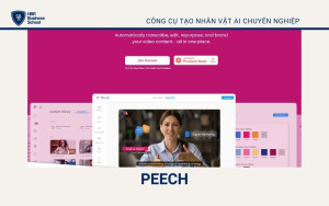 Peech là công cụ tạo nhân vật AI chuyên dành cho nhóm tiếp thị và sản xuất video