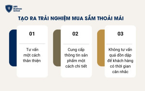 Tạo ra trải nghiệm mua sắm thoải mái