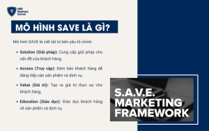 Mô hình SAVE viết tắt từ bốn yếu tố chính