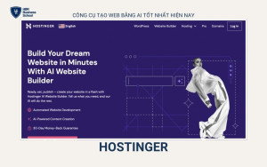 Hostinger nổi bật với tính năng hỗ trợ người dùng tạo trang web dễ dàng và nhanh chóng