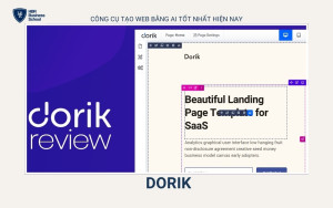 Dorik là công cụ tạo web bằng AI đơn giản, nhanh chóng và dễ sử dụng