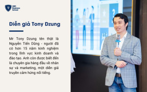 Diễn giả Mr. Tony Dzung