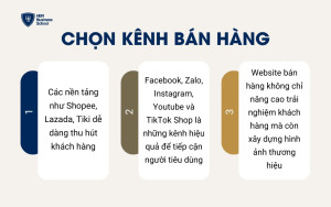 Các kênh bán hàng online phổ biến