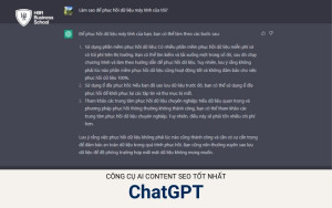 ChatGPT là một chatbot AI mô hình ngôn ngữ lớn do OpenAI phát triển