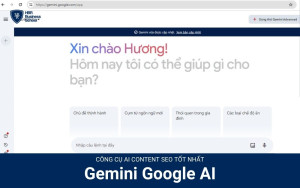 Gemini AI hỗ trợ người dùng lập kế hoạch và tạo nội dung SEO nhanh chóng