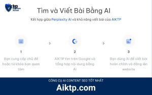 Aiktp.com nổi bật với khả năng tạo ra nội dung chuẩn SEO bằng tiếng Việt