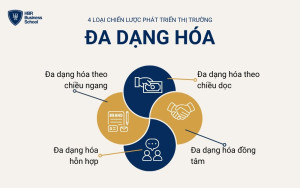 4 loại chiến lược đa dạng hóa chính mà doanh nghiệp có thể cân nhắc