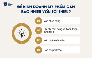 Các khoản chi phí cần cân nhắc khi kinh doanh mỹ phẩm