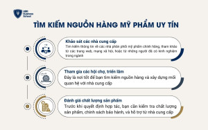 Tìm kiếm nguồn hàng mỹ phẩm uy tín