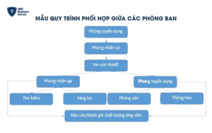 Quy trình phối hợp giữa các phòng ban trong tuyển dụng nhân sự