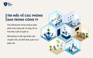 Các phòng ban trong công ty đóng góp vào mục tiêu phát triển tổng thể của công ty