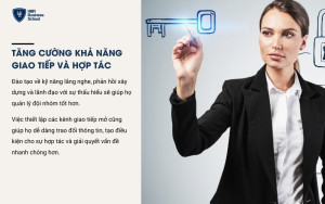 Khả năng giao tiếp hiệu quả là chìa khóa để quản lý cấp trung có thể điều phối các phòng ban