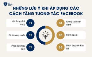 Những lưu ý khi áp dụng các cách tăng tương tác Facebook