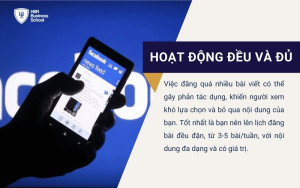 Duy trì sự hiện diện thường xuyên là một trong những cách tăng tương tác Facebook hiệu quả