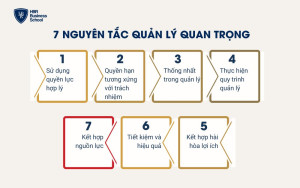 7 nguyên tắc quản lý quan trọng