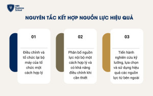 Nguyên tắc kết hợp nguồn lực hiệu quả