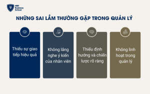 Những sai lầm thường gặp trong quản lý doanh nghiệp