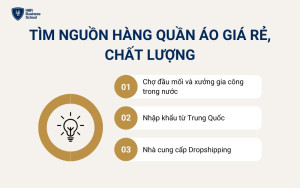 Các nguồn hàng quần áo giá rẻ, chất lượng