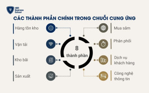 Các thành phần chính trong mô hình chuỗi cung ứng