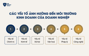 Các yếu tố ảnh hưởng đến môi trường kinh doanh của doanh nghiệp