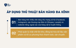 Áp dụng thủ thuật bán hàng đa kênh