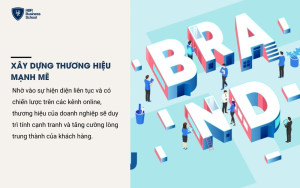 Marketing online giúp xây dựng hình ảnh thương hiệu rõ nét thông qua các kênh truyền thông số