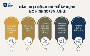 Các hoạt động ứng dụng mô hình Scrum trong doanh nghiệp