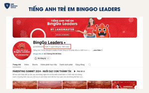 Thành công của Tiếng anh trẻ em Binggo Leaders