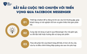 Quảng cáo qua Facebook Messenger cho phép doanh nghiệp giao tiếp trực tiếp với khách hàng tiềm năng